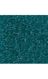 Miyuki delica beads 15/0 - Transparent caribbean teal DBS-1108